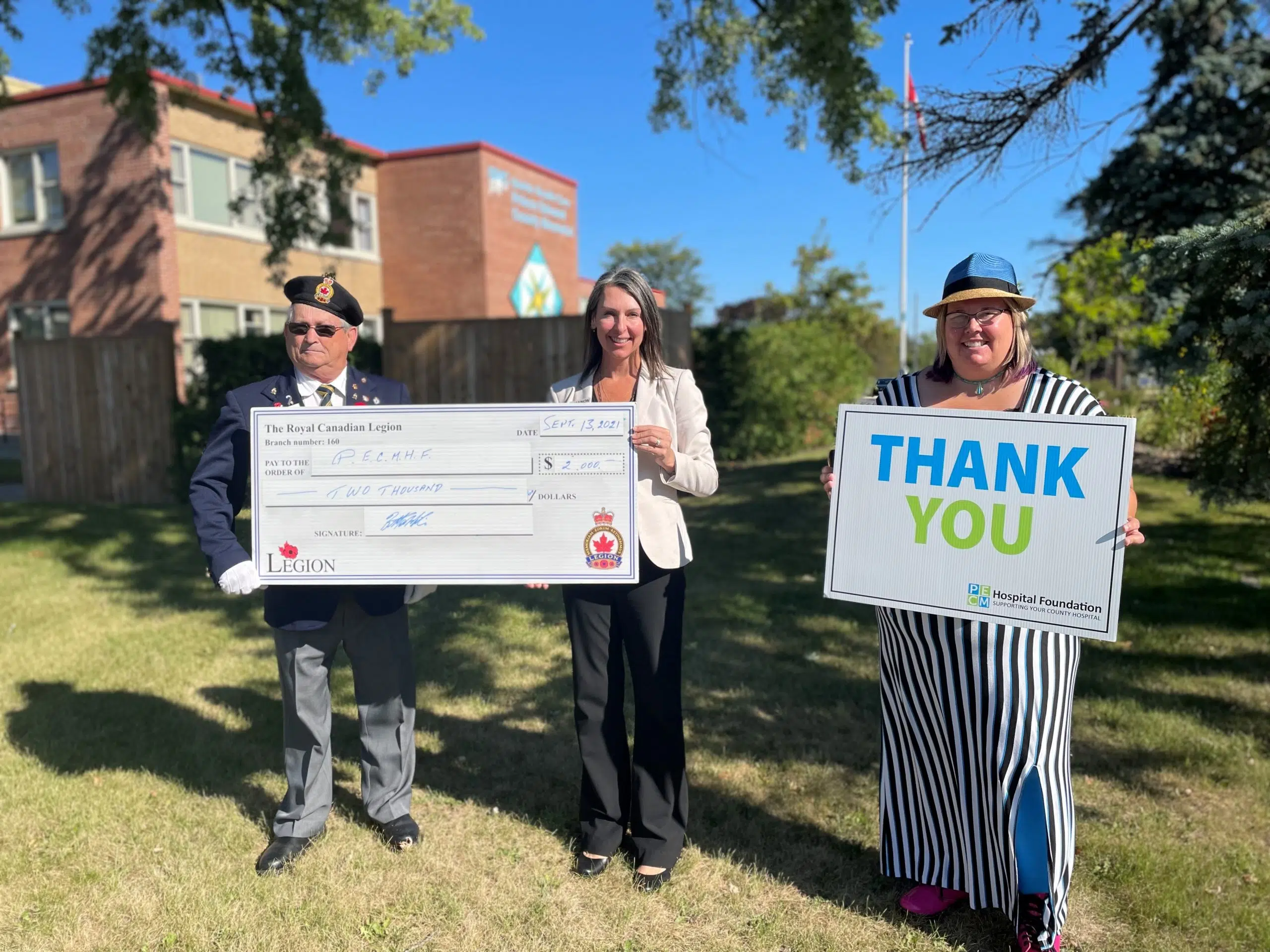 Wellington Legion makes another donation to PECMHF