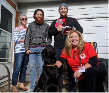 Belleville councillors door knocking for Humane Society capital campaign