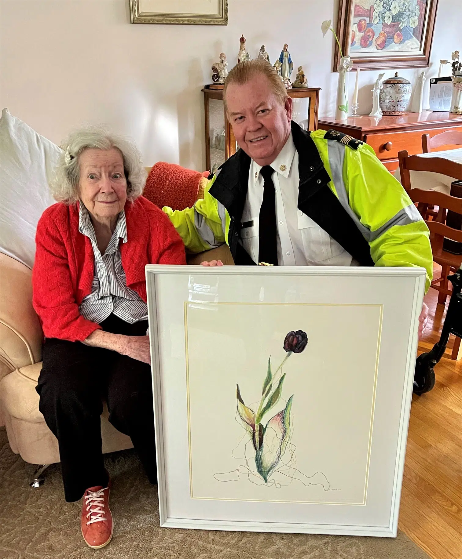 Local artist donates painting to Hospice Quinte for new facility