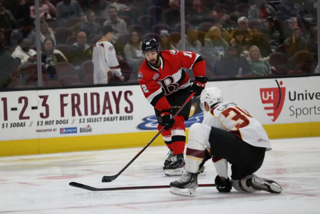Belleville Senators sweep weekend series in Cleveland with 3-2 shootout win