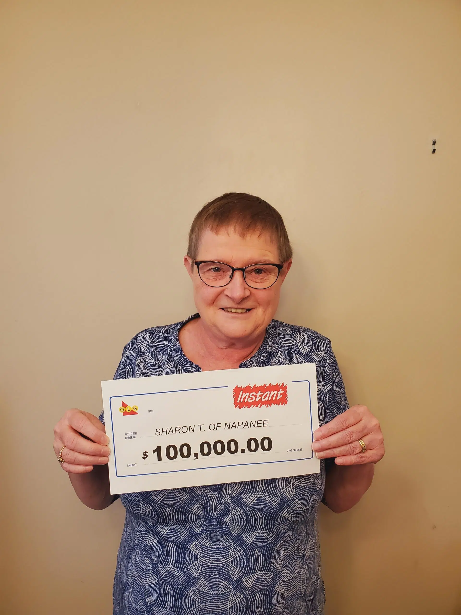 Lottery win for Napanee woman