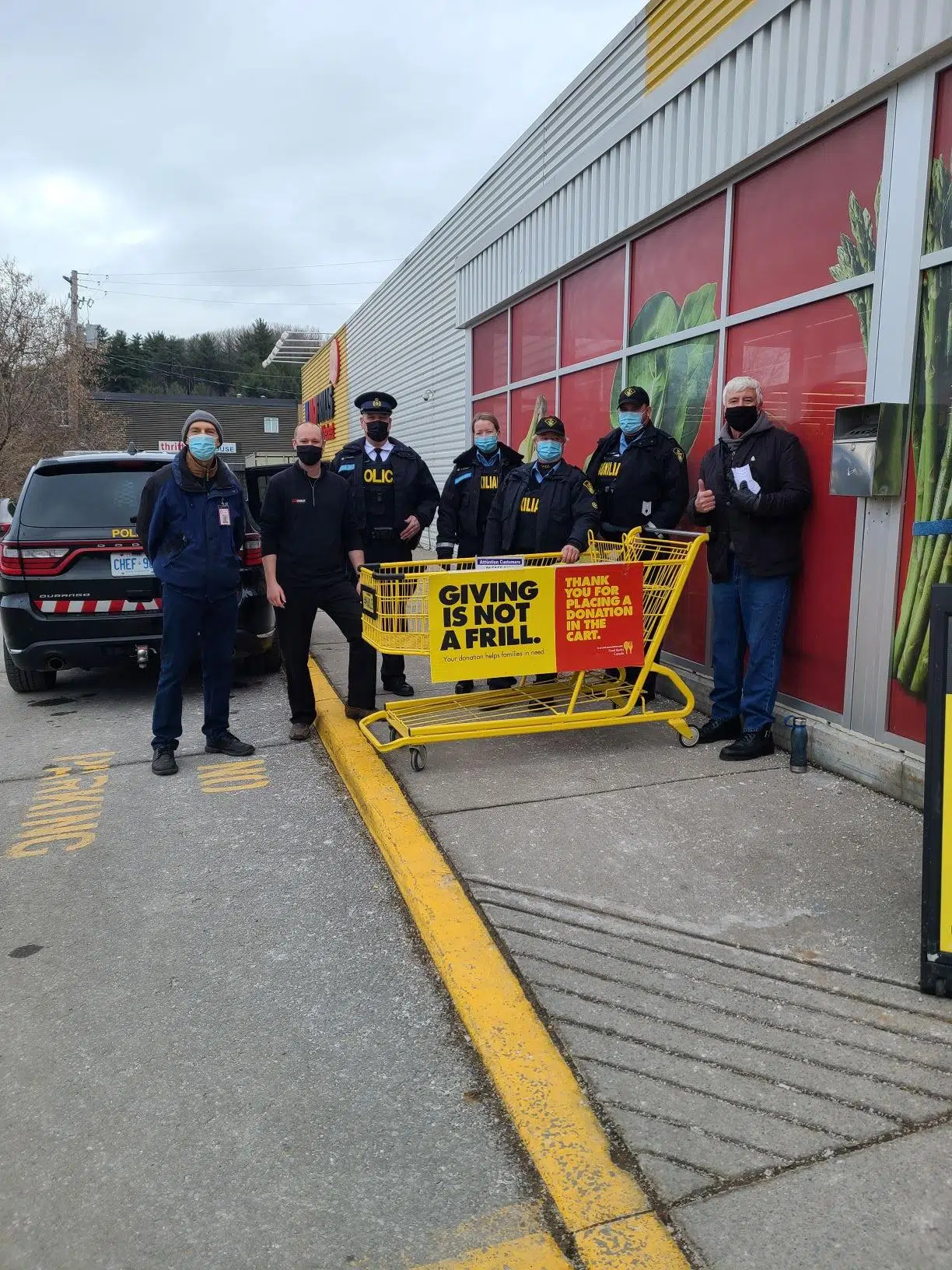 Cruisers stuffed with food for good cause in Bancroft