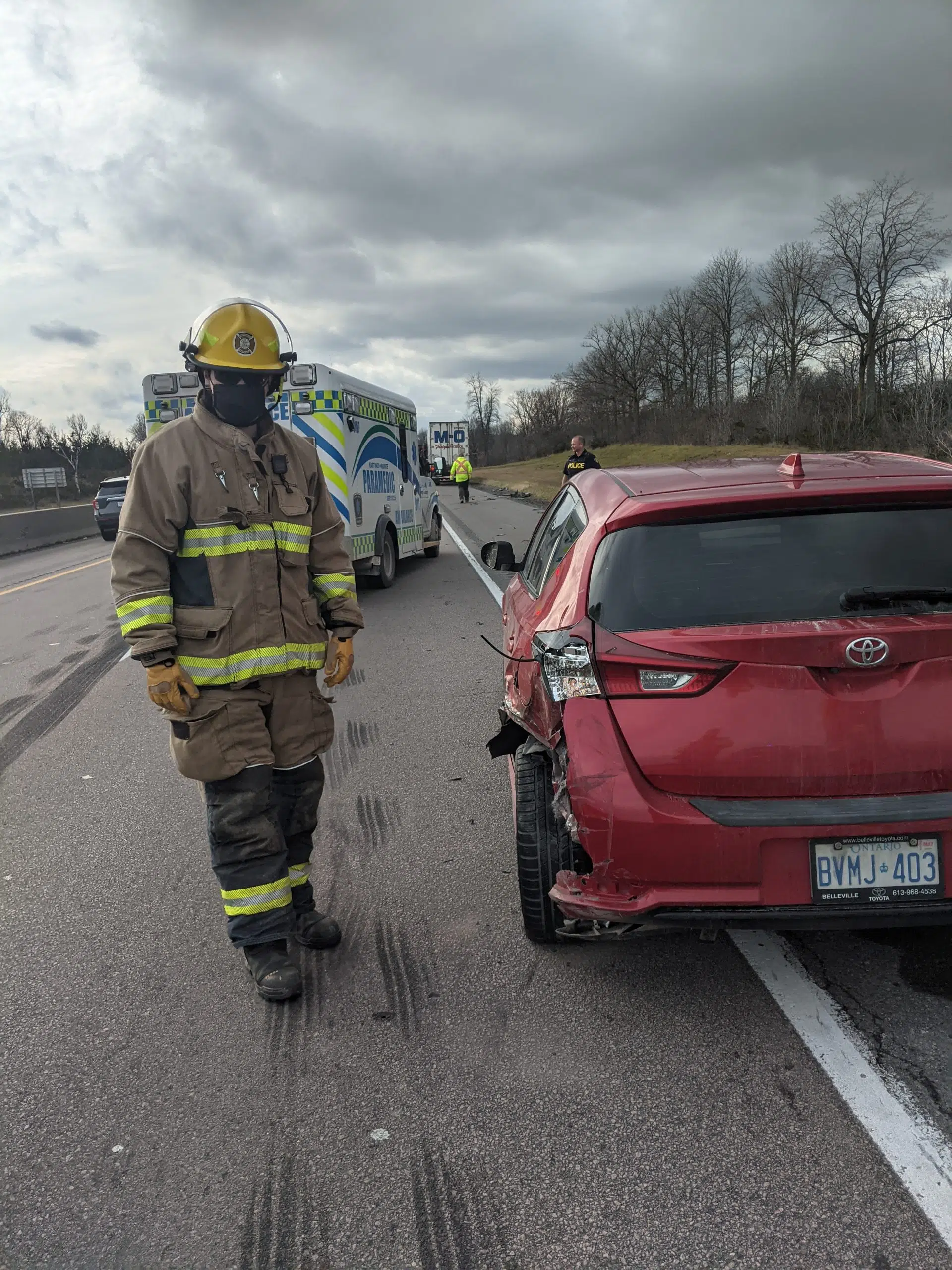 Quinte West fire fighters called to multiple vehicle accidents