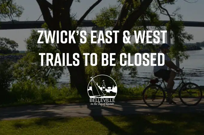 Upcoming closures to Zwick's trails