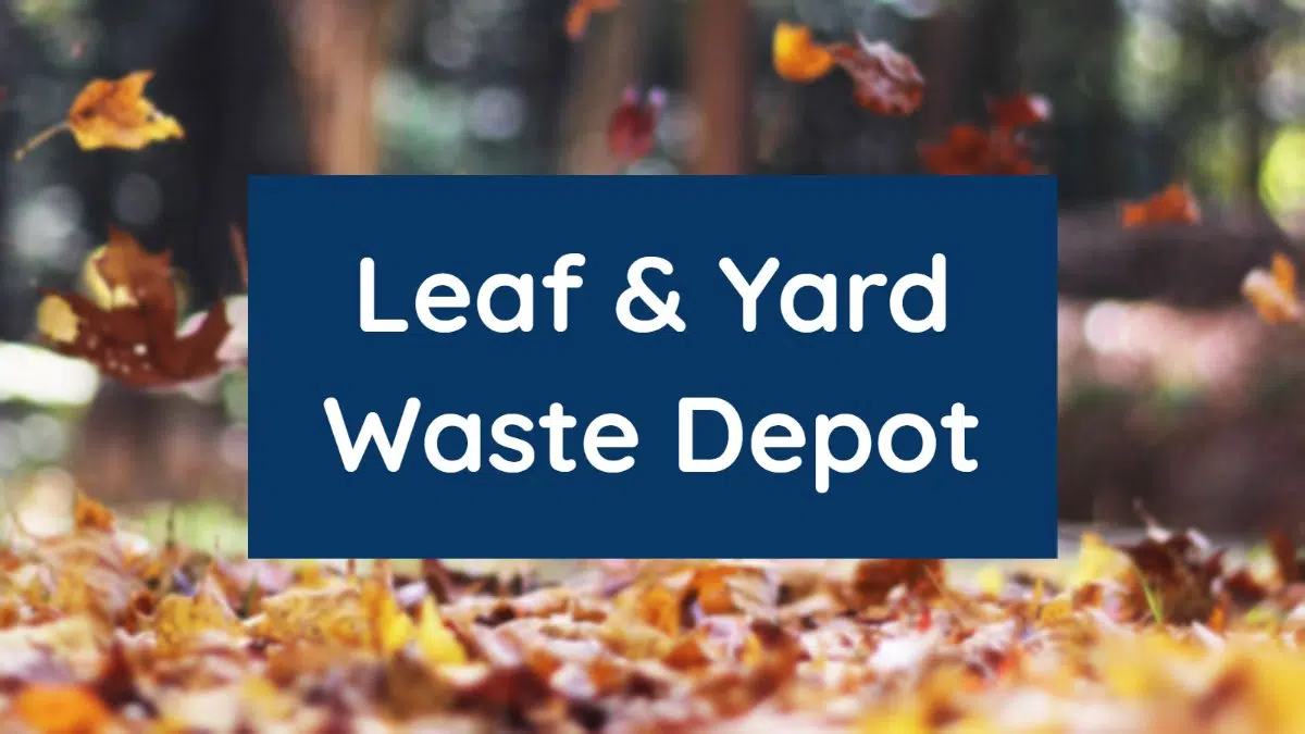 RELEASE: Belleville extends Leaf and Yard Waste Depot Hours