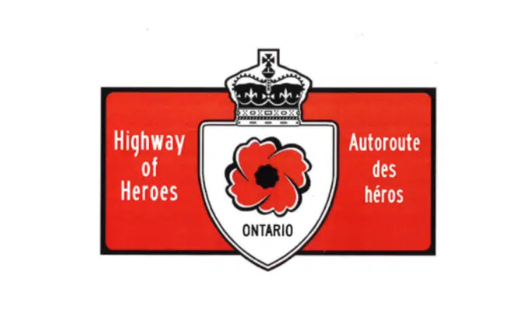 Highway of Heroes signage to see update in Quinte West