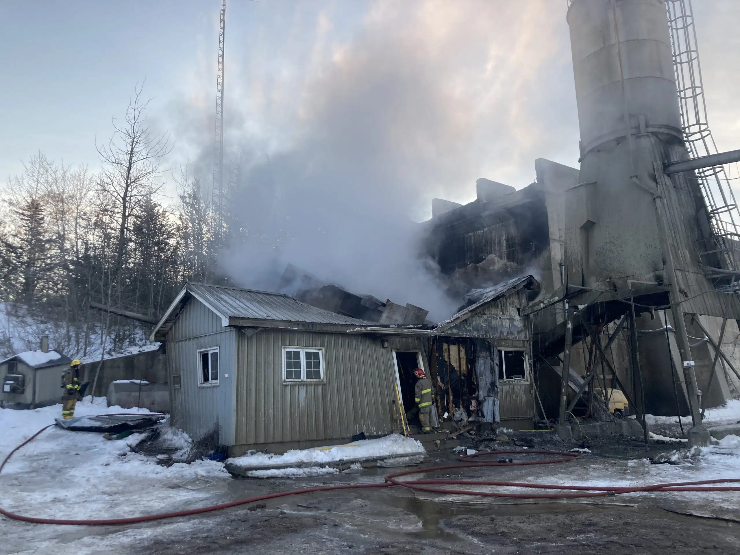 Fire at Campbellford concrete business causes major damage
