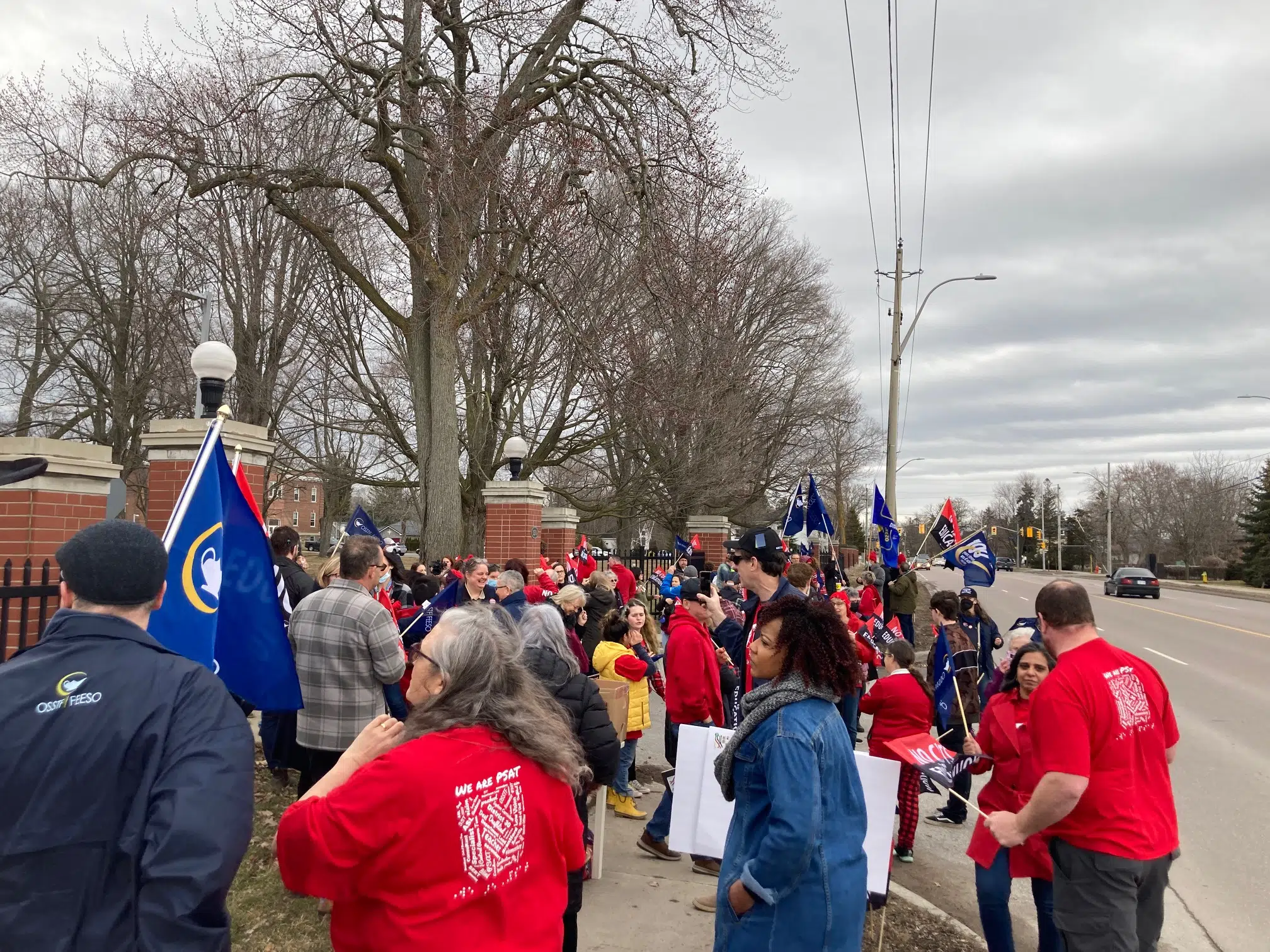 Parents, teachers at Sir James Whitney demand more funding, resources from the province