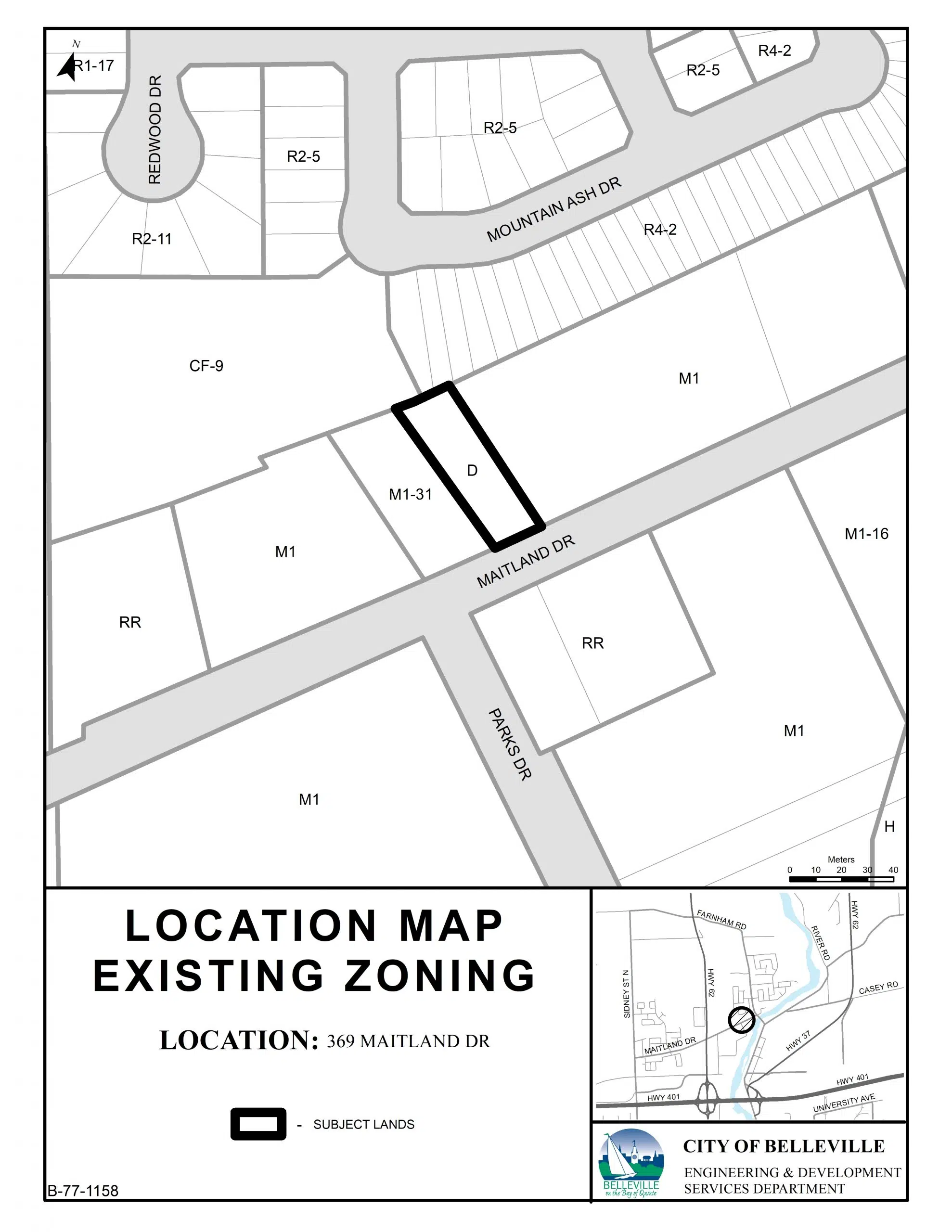 Rezoning for business/retail building recommended for Maitland Drive