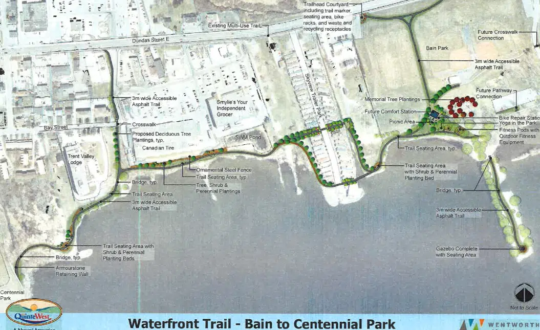 Quinte West waterfront trail modernization on radar