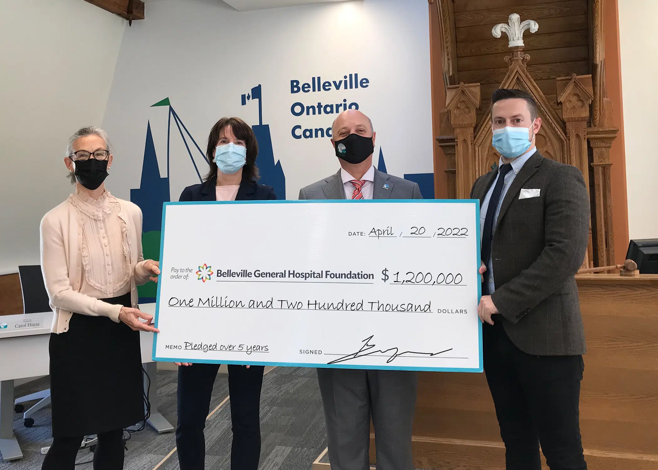 Belleville makes $125,000 donation to BGH