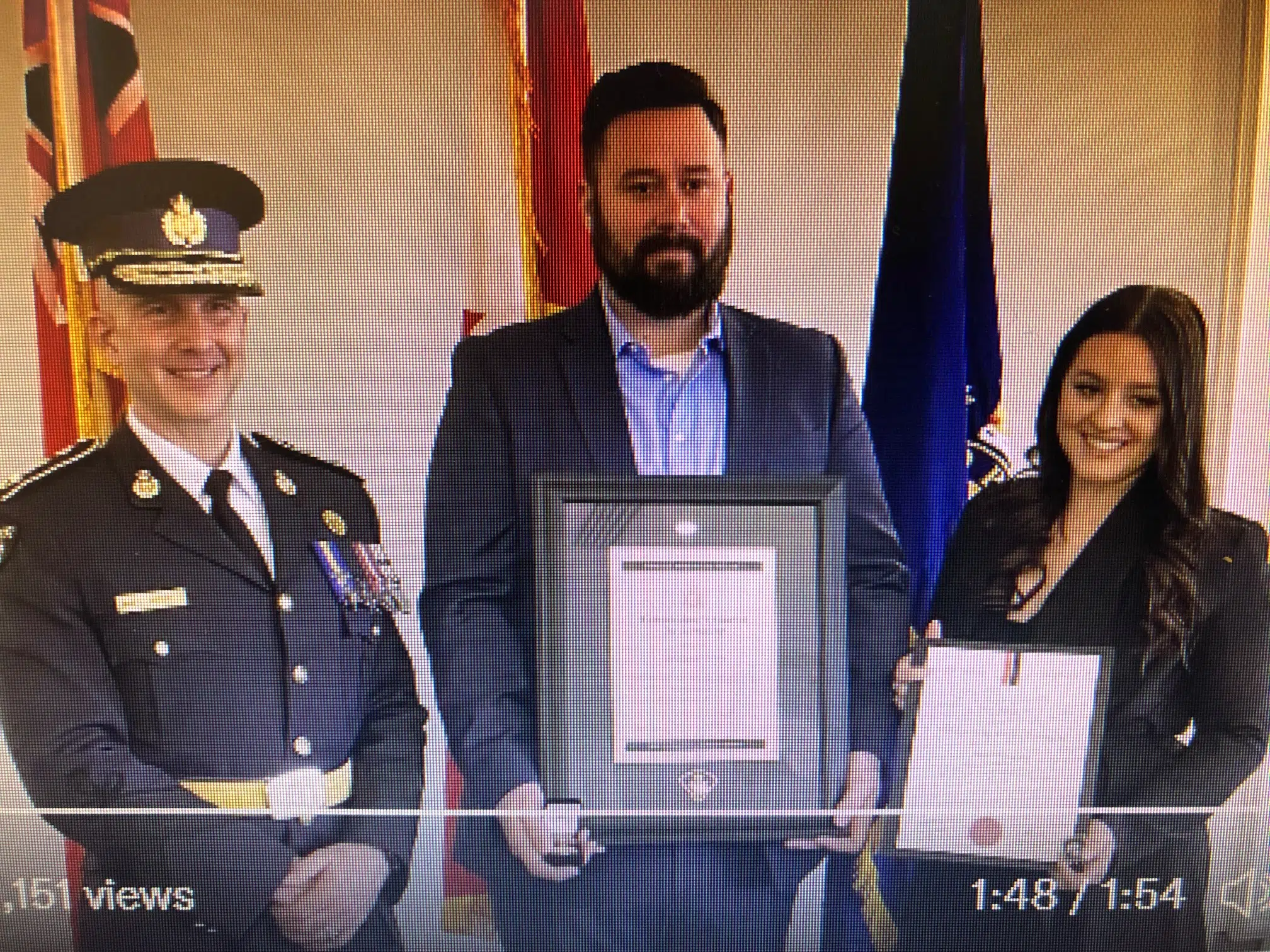 Beach rescue hero honoured