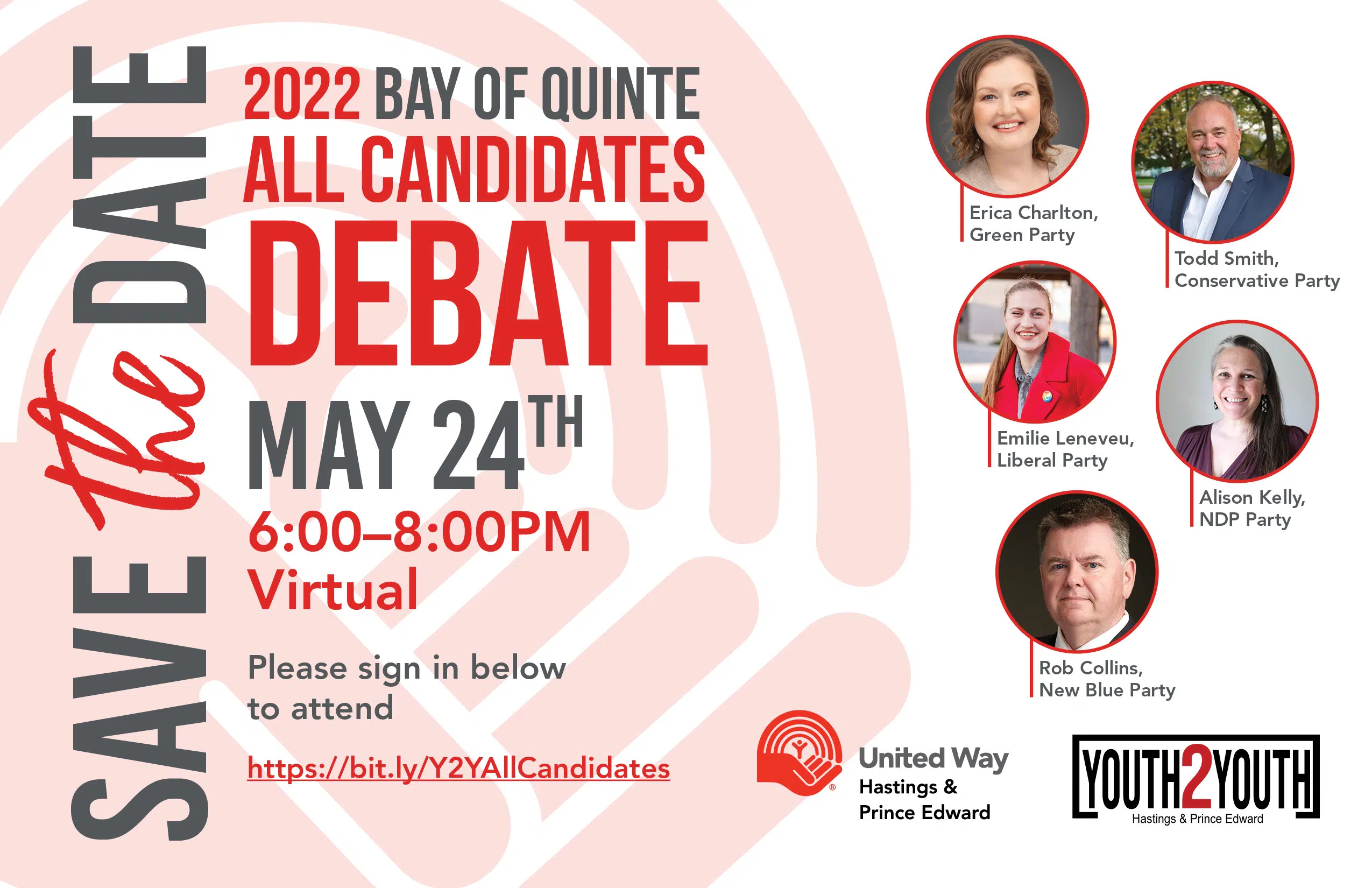 RELEASE:  United Way virtual candidates debate