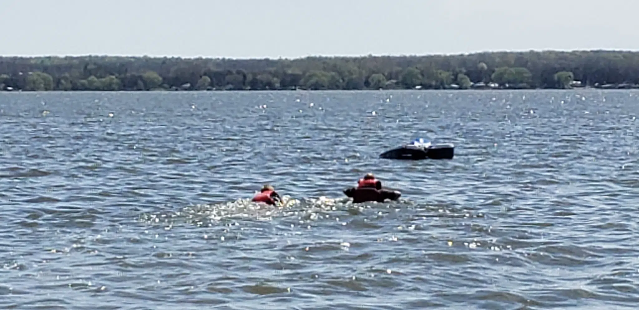 Water rescue on Hay Bay