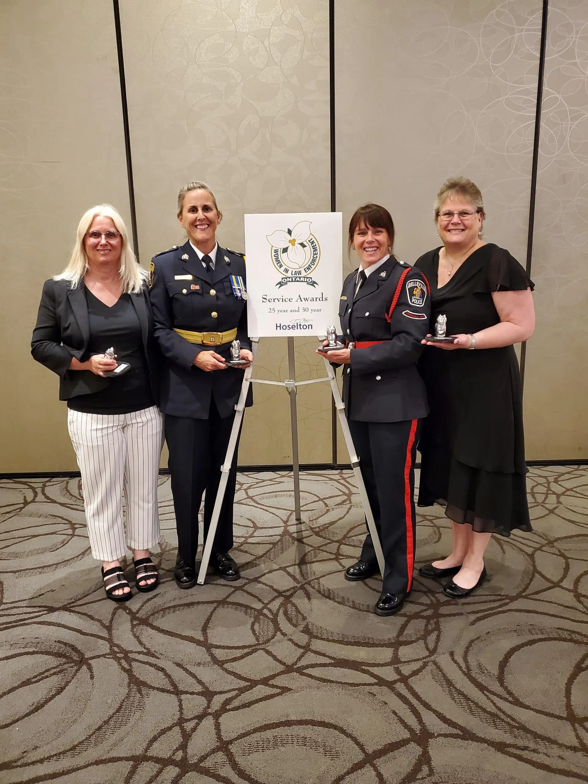 Belleville Police Service officers and staff recognized