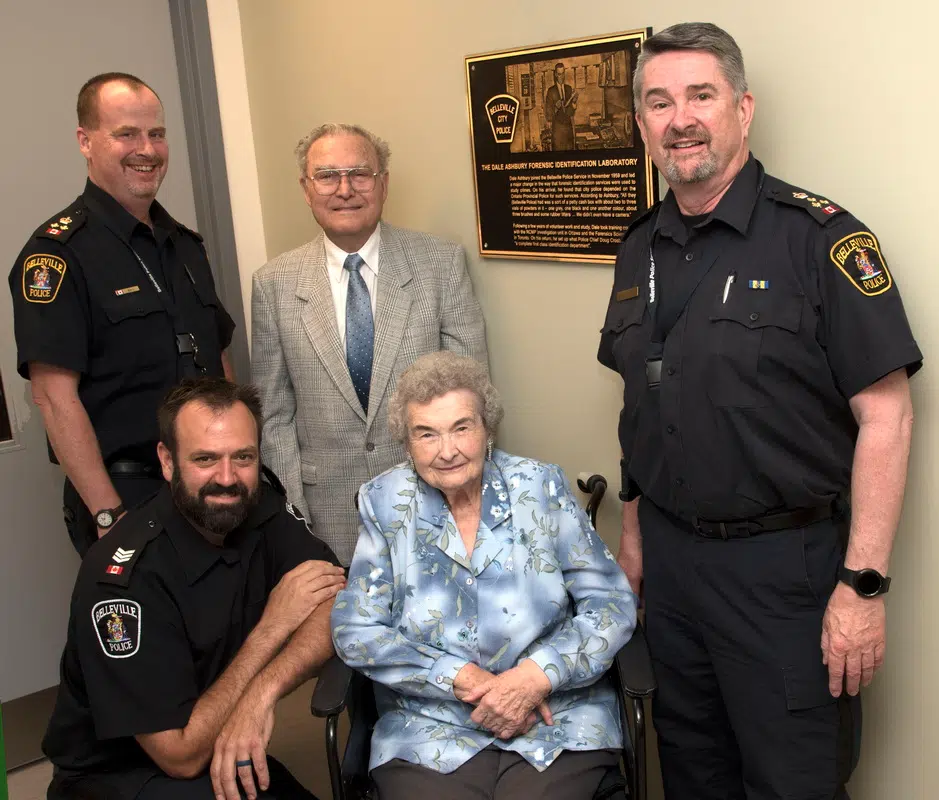 Recognized for moving Belleville Police Service into the future