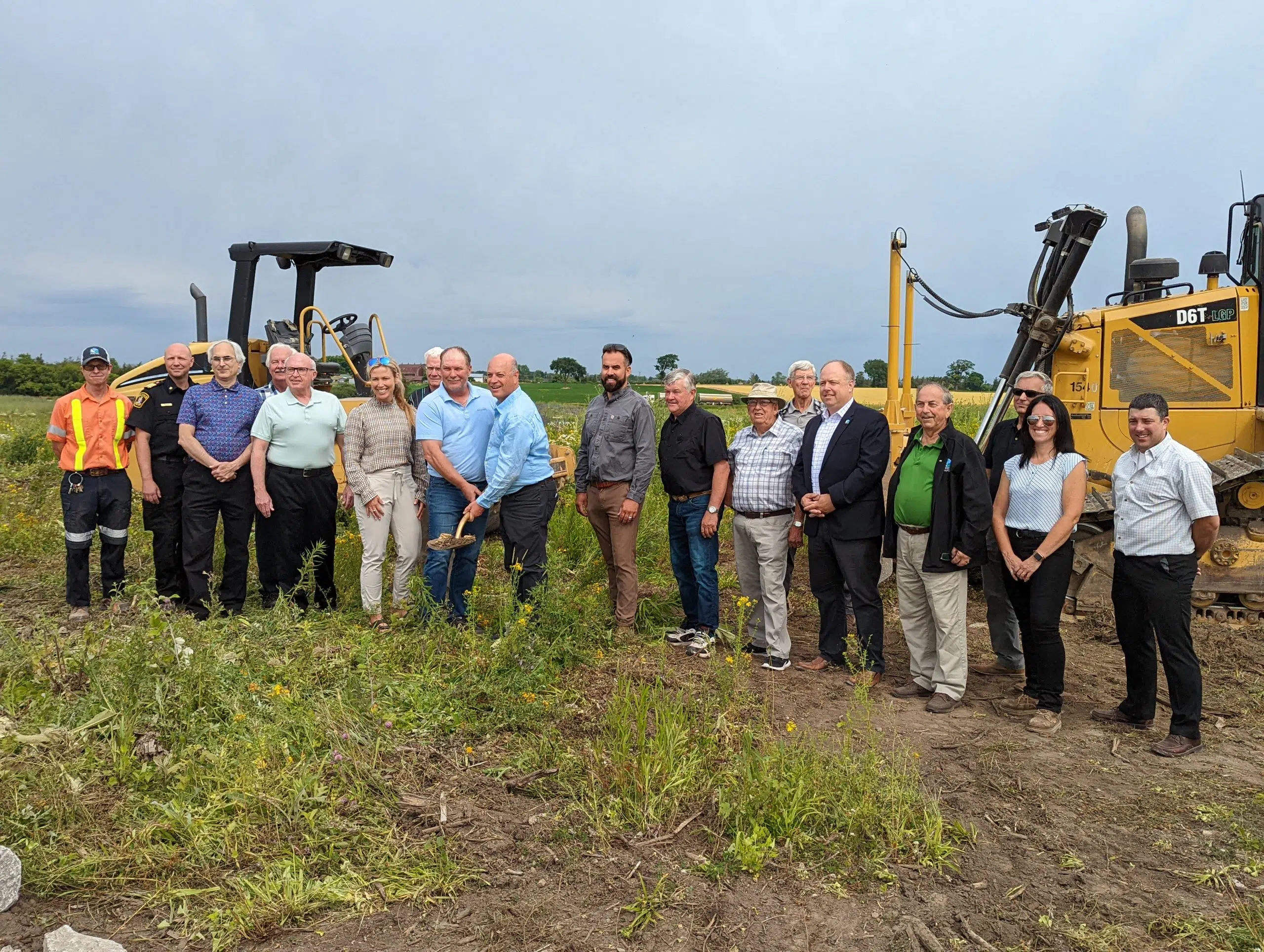 Sod-turning ceremony for new Belleville Agricultural Fairgrounds location