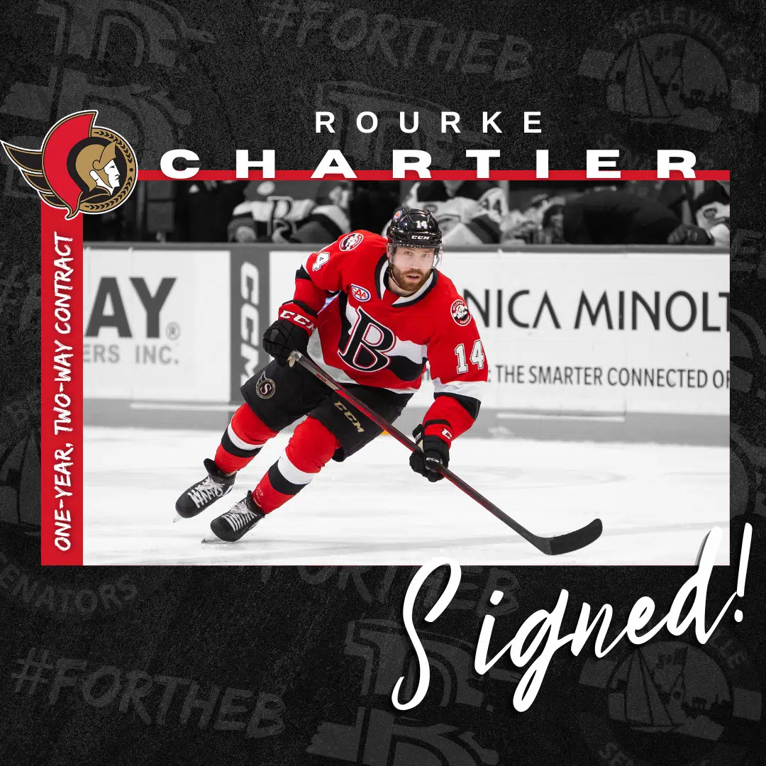 Chartier re-signs with Senators