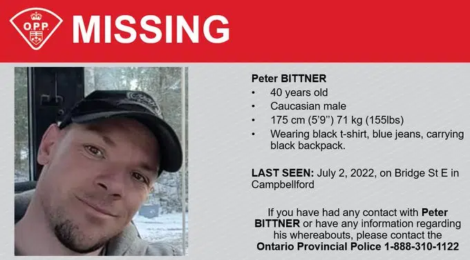 UPDATE: Missing person from Campbellford