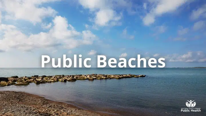 NOTICE: Public Health Beach Posting