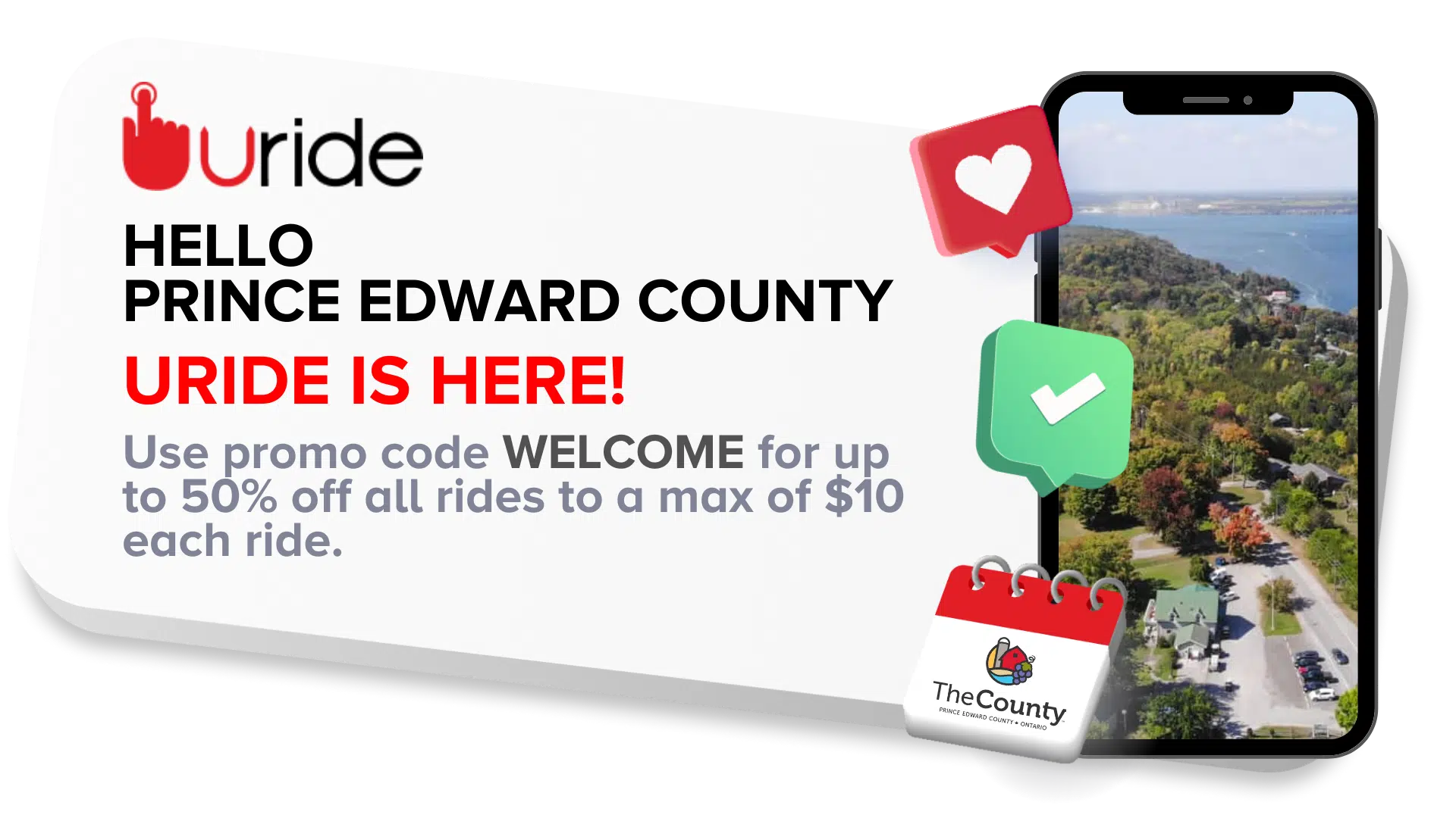 Ride sharing service ready to go in Prince Edward County