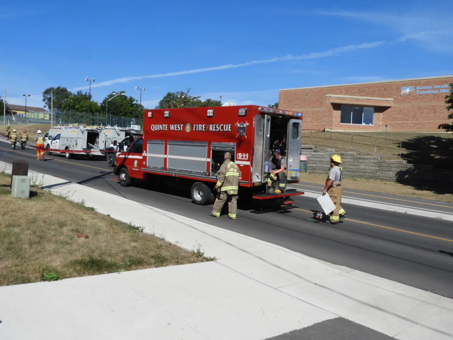 Gas leak in Trenton