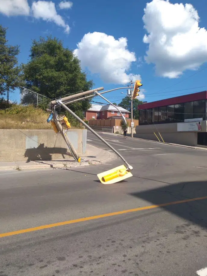 Collision causes closure in downtown area