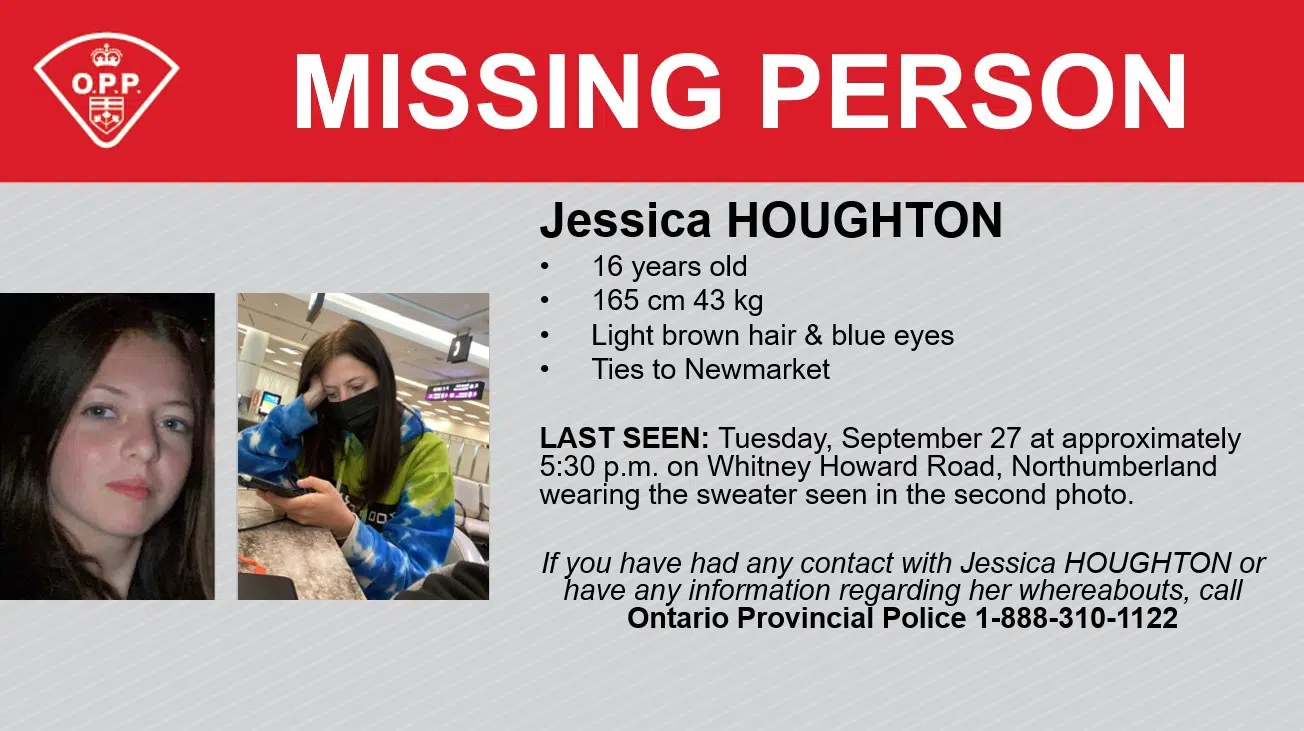 Missing from Cobourg area