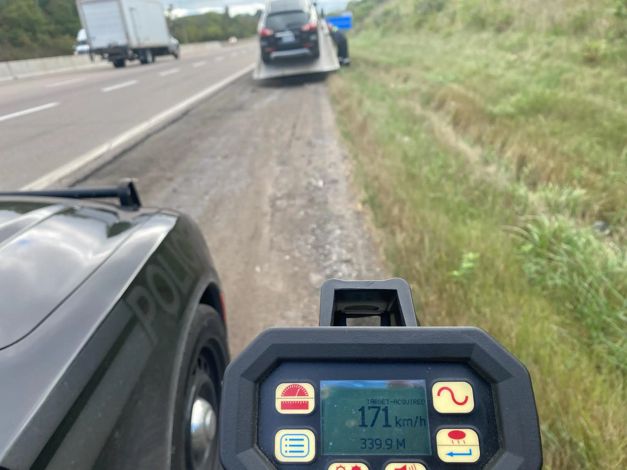 Speedster nabbed on Hwy 401