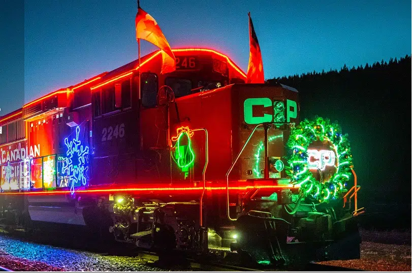 Holiday train visits Tuesday