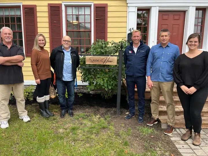 MP Ryan Williams meets with transitional housing project members