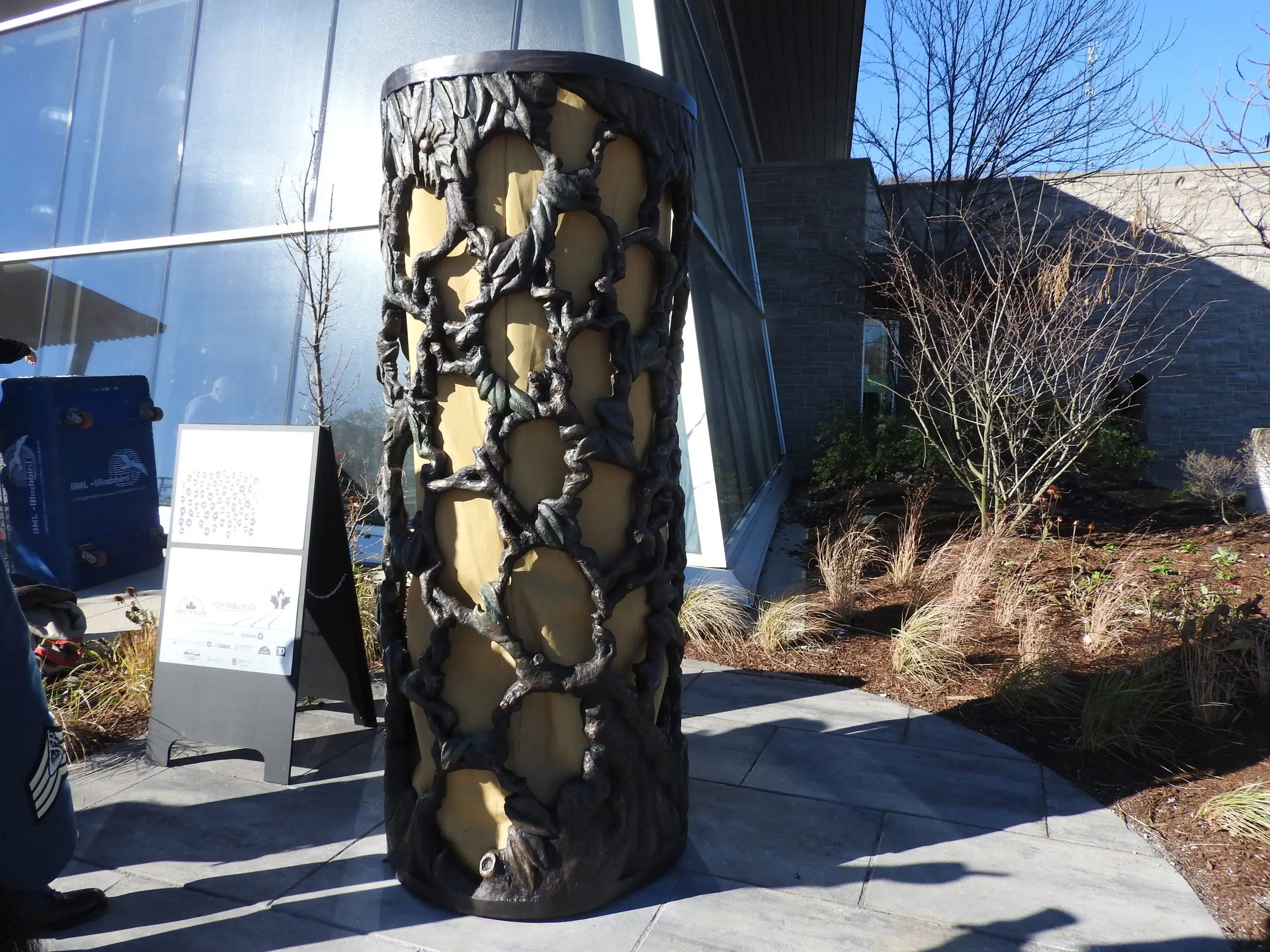 New sculpture representing Canada's military at Trenton ONroute North