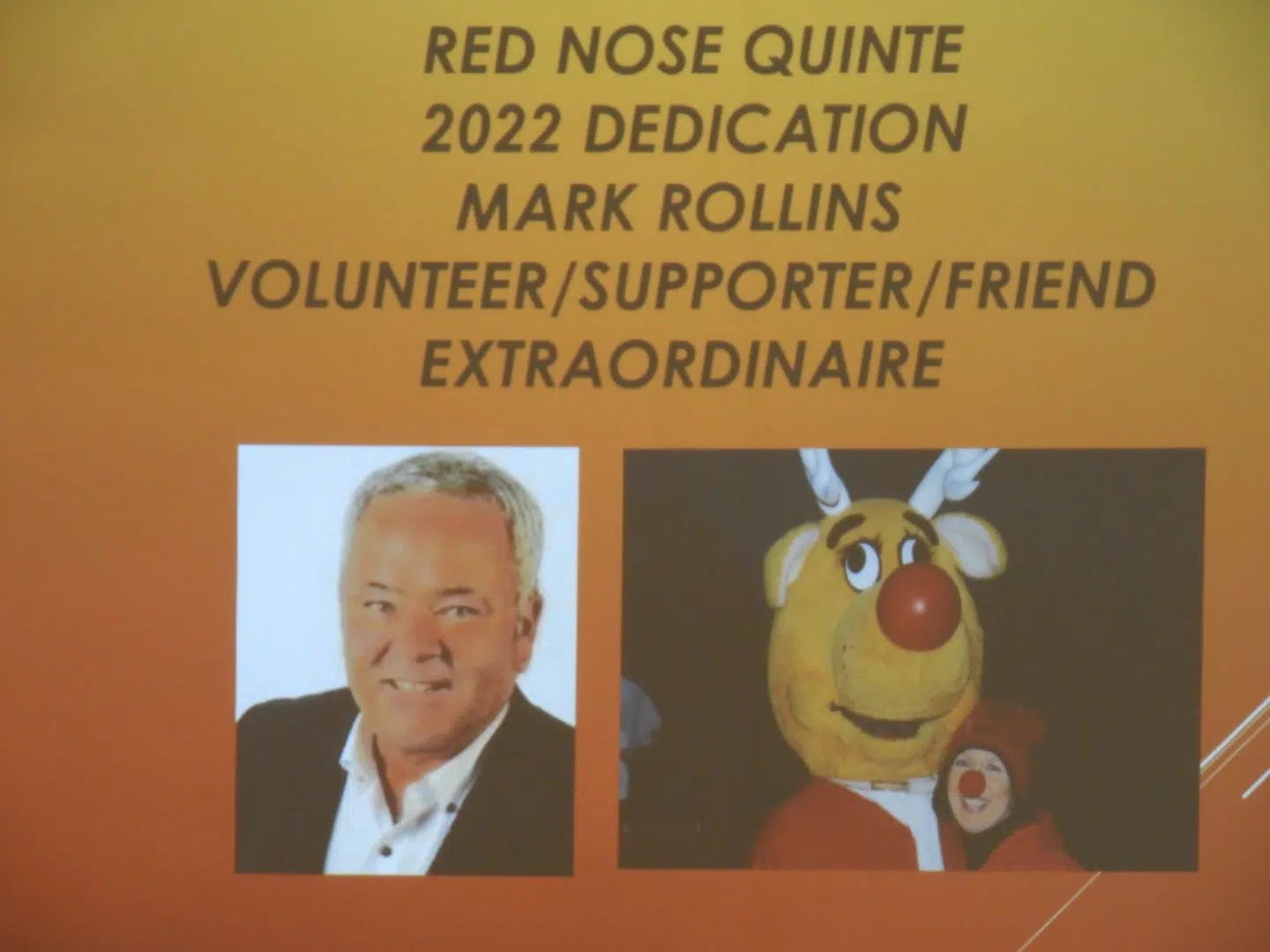 Red Nose Quinte honours amazing supporter and volunteer