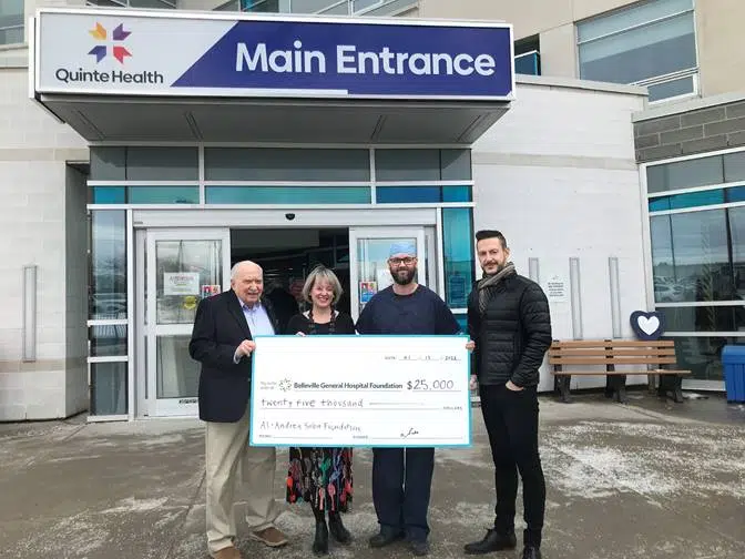 Patient expresses gratitude to hospital with major donation