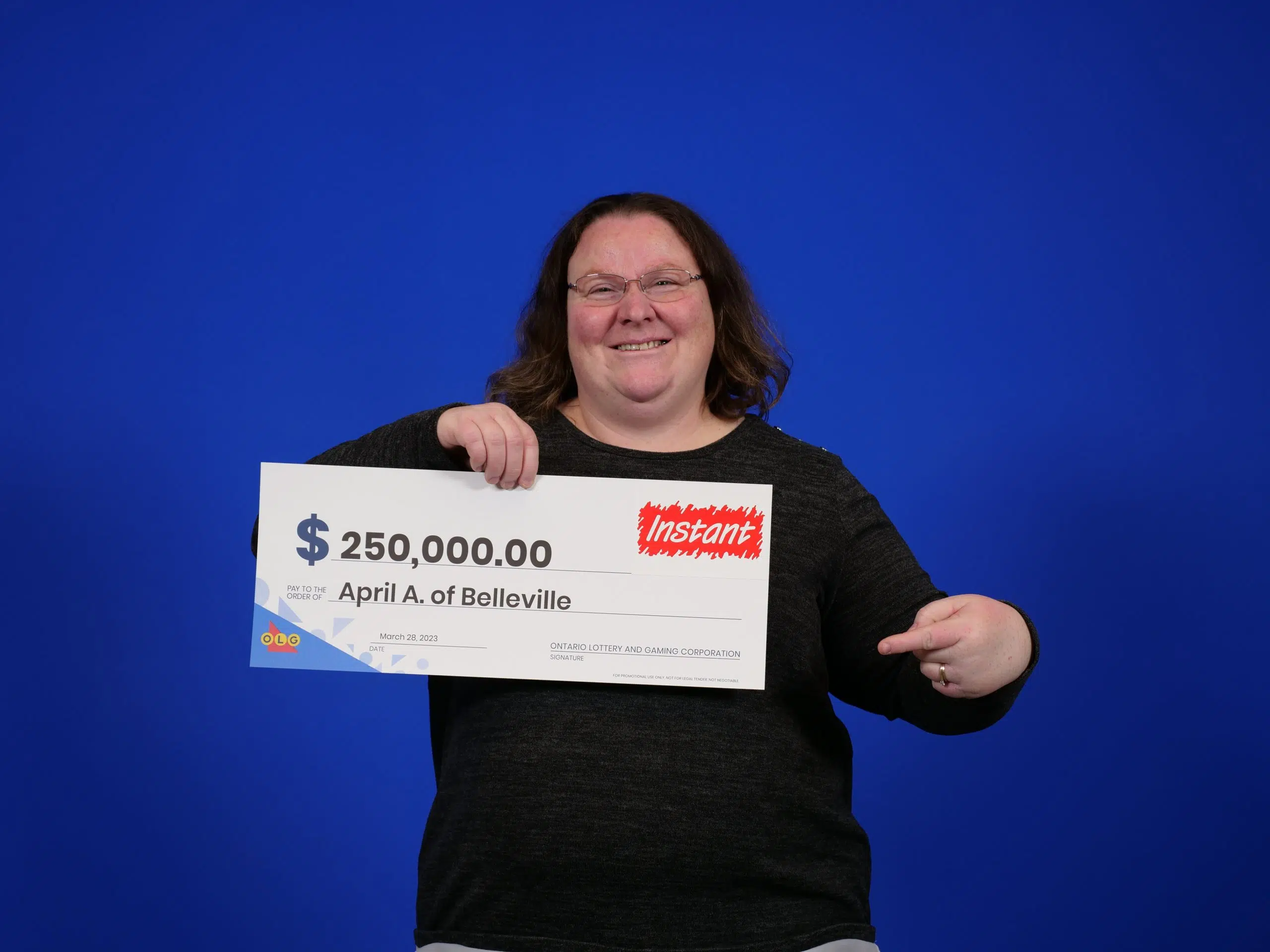 Belleville resident wins big