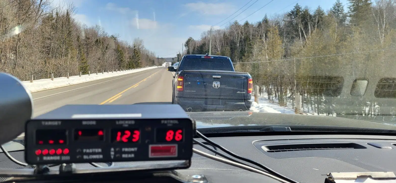 Speedster caught driving stolen vehicle in Bancroft area