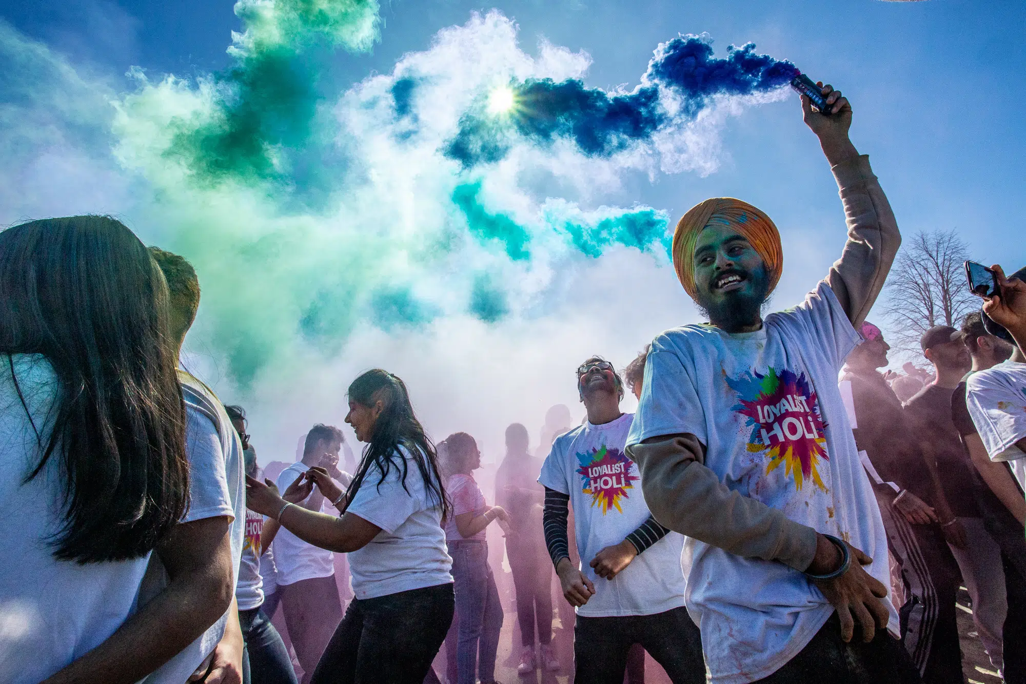 Holi celebration at Loyalist College