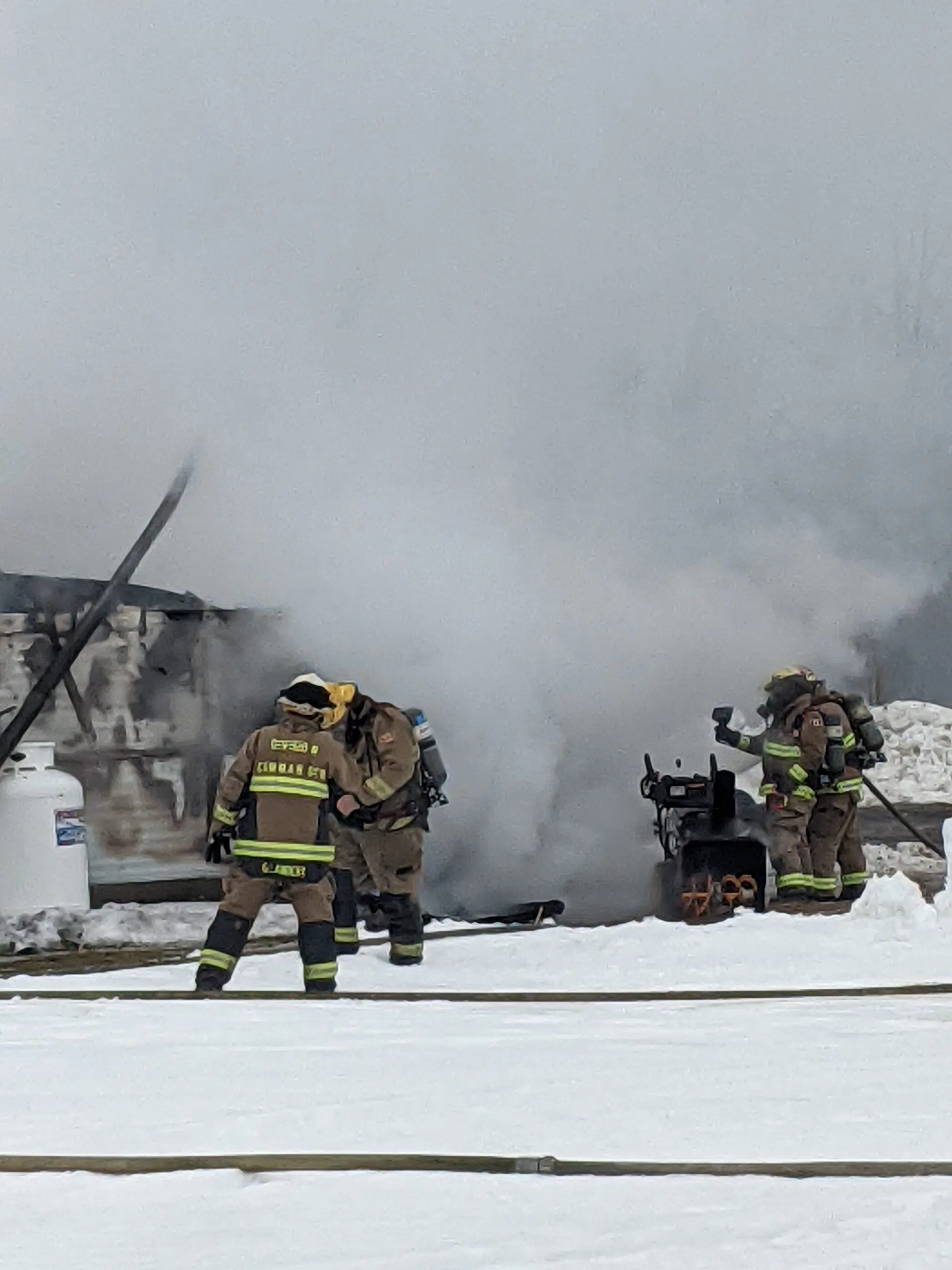 UPDATE: No injuries in Quinte West Garage fire