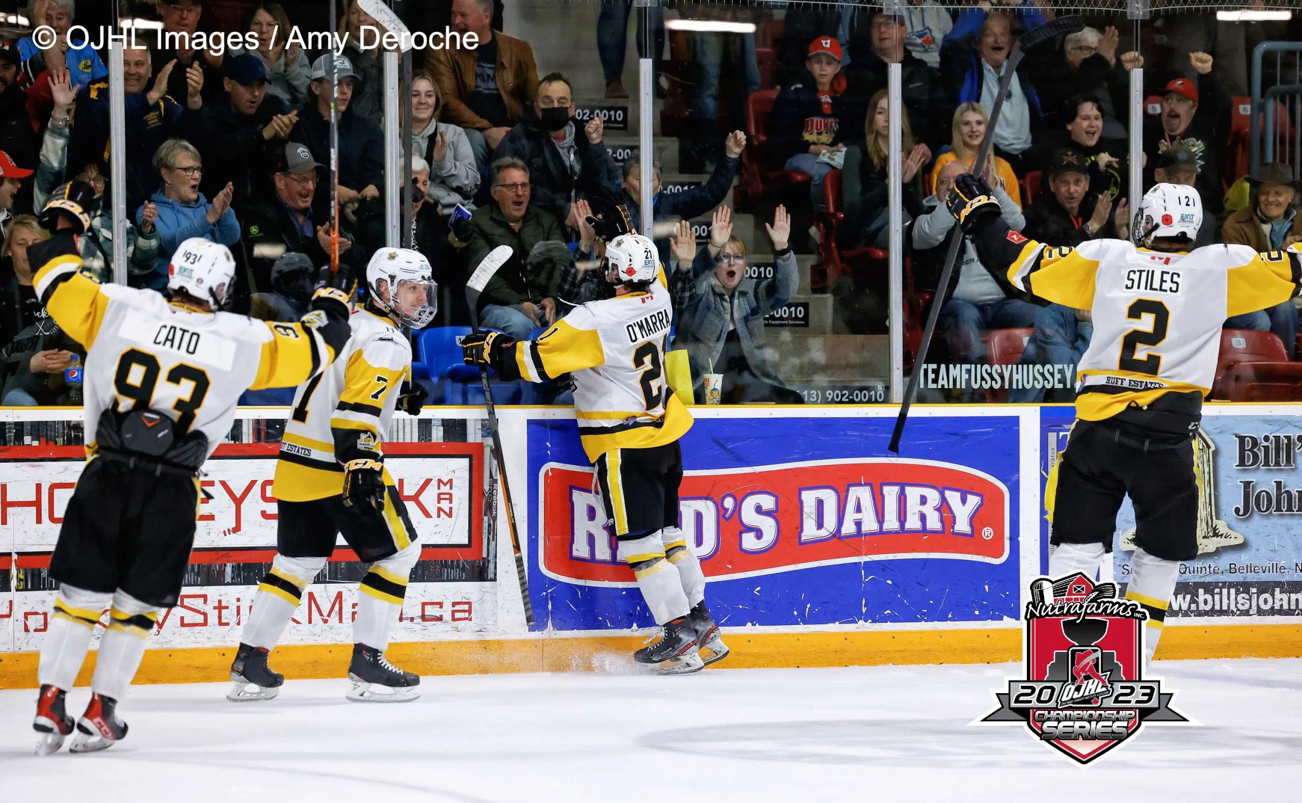 O'mara's late goal puts G-Hawks on the cusp of OJHL final