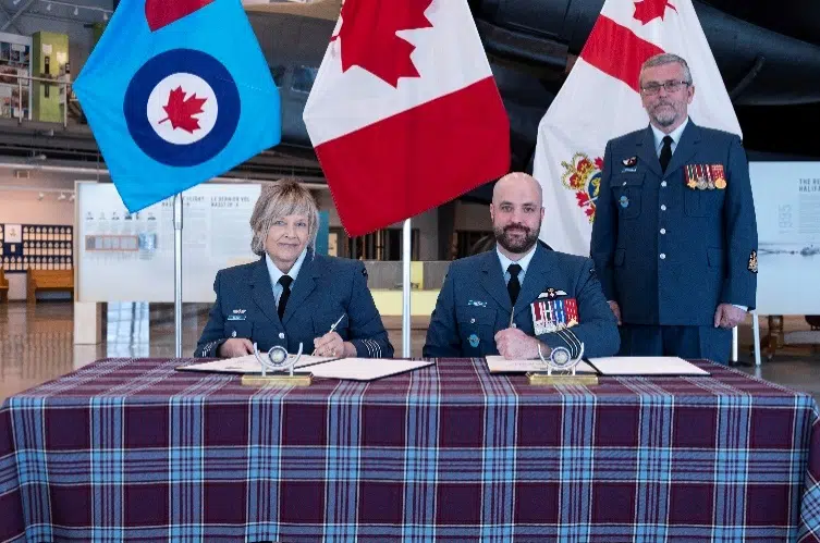 Ceremony for new Honorary Colonel of 429 Transport Squadron