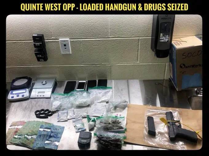 Drug and weapons charges in Quinte West