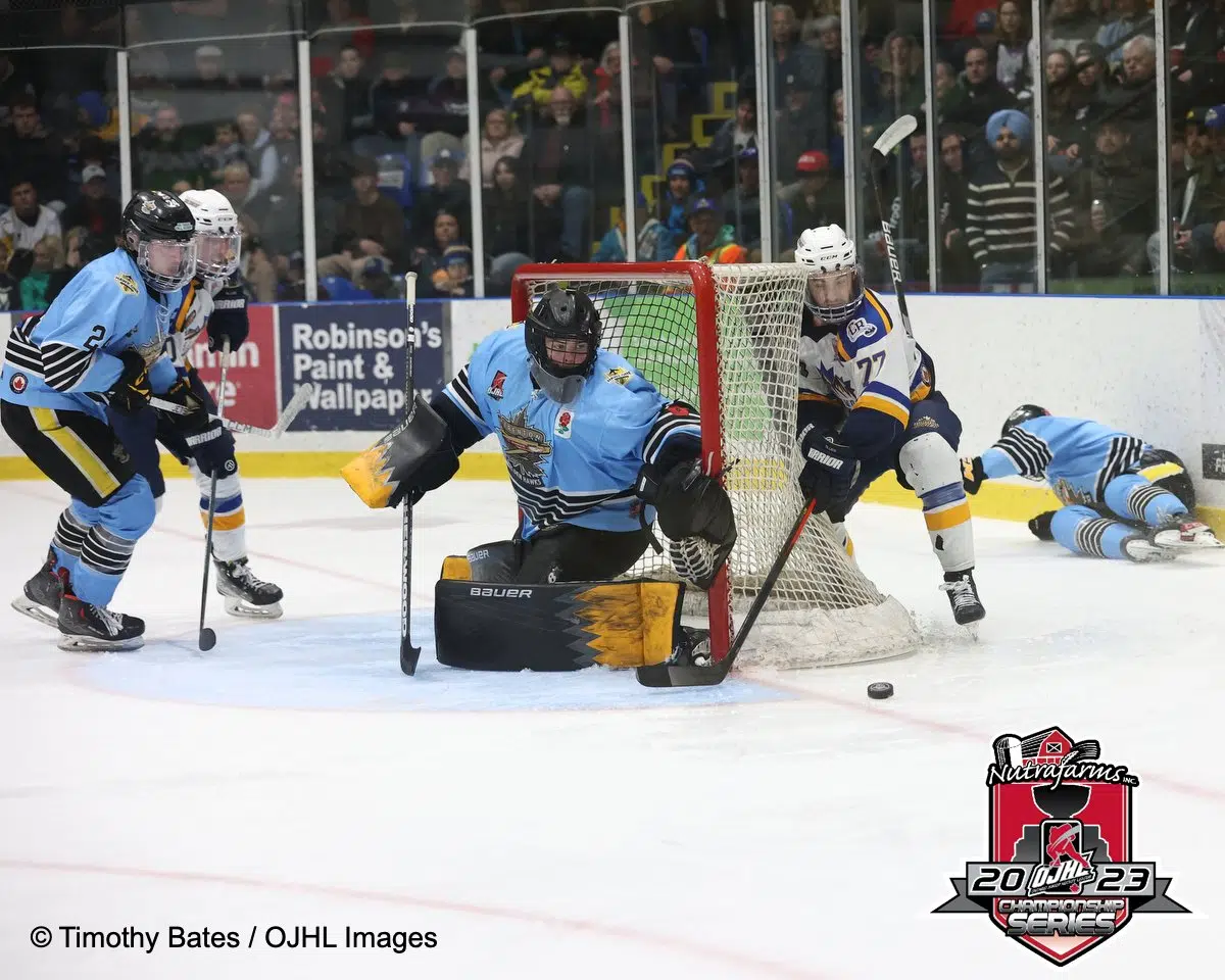 Blues Defeat Golden Hawks to win championship