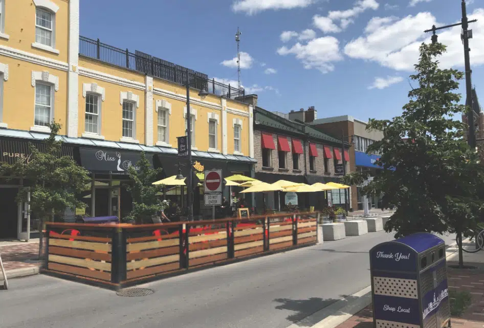 Downtown street patios/parklets a go