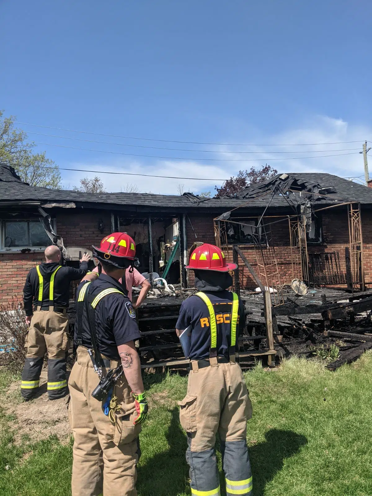 UPDATE: Fire on deck spreads to house