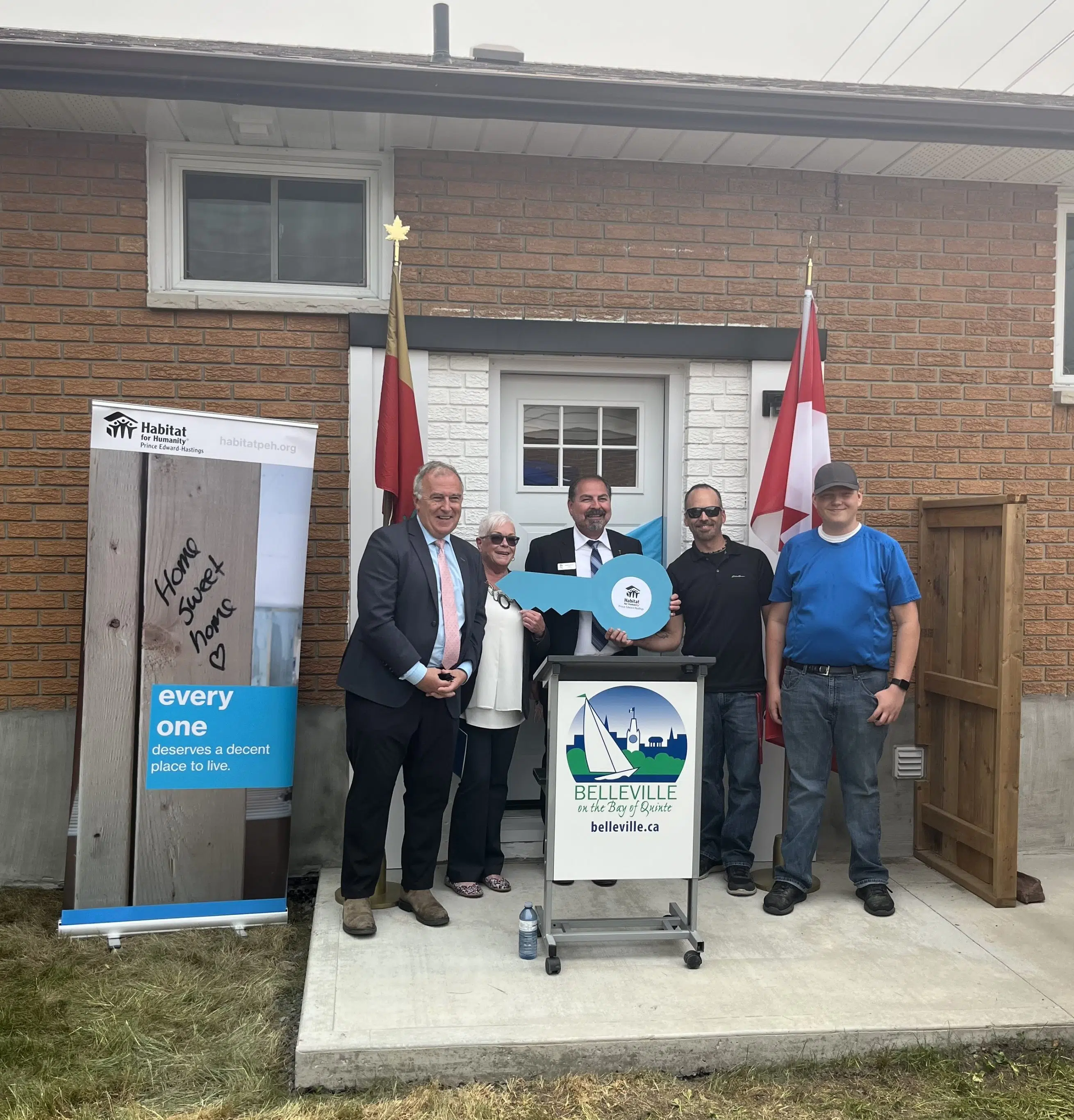 Another family ready to move into a Habitat for Humanity home