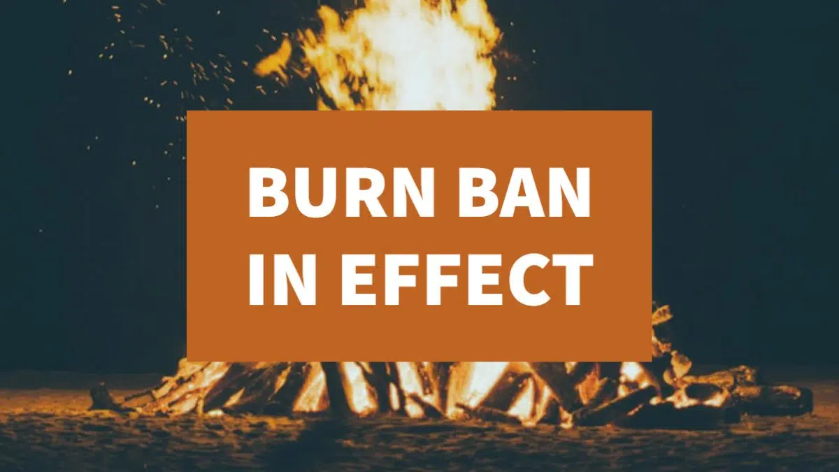 County declares partial burn ban