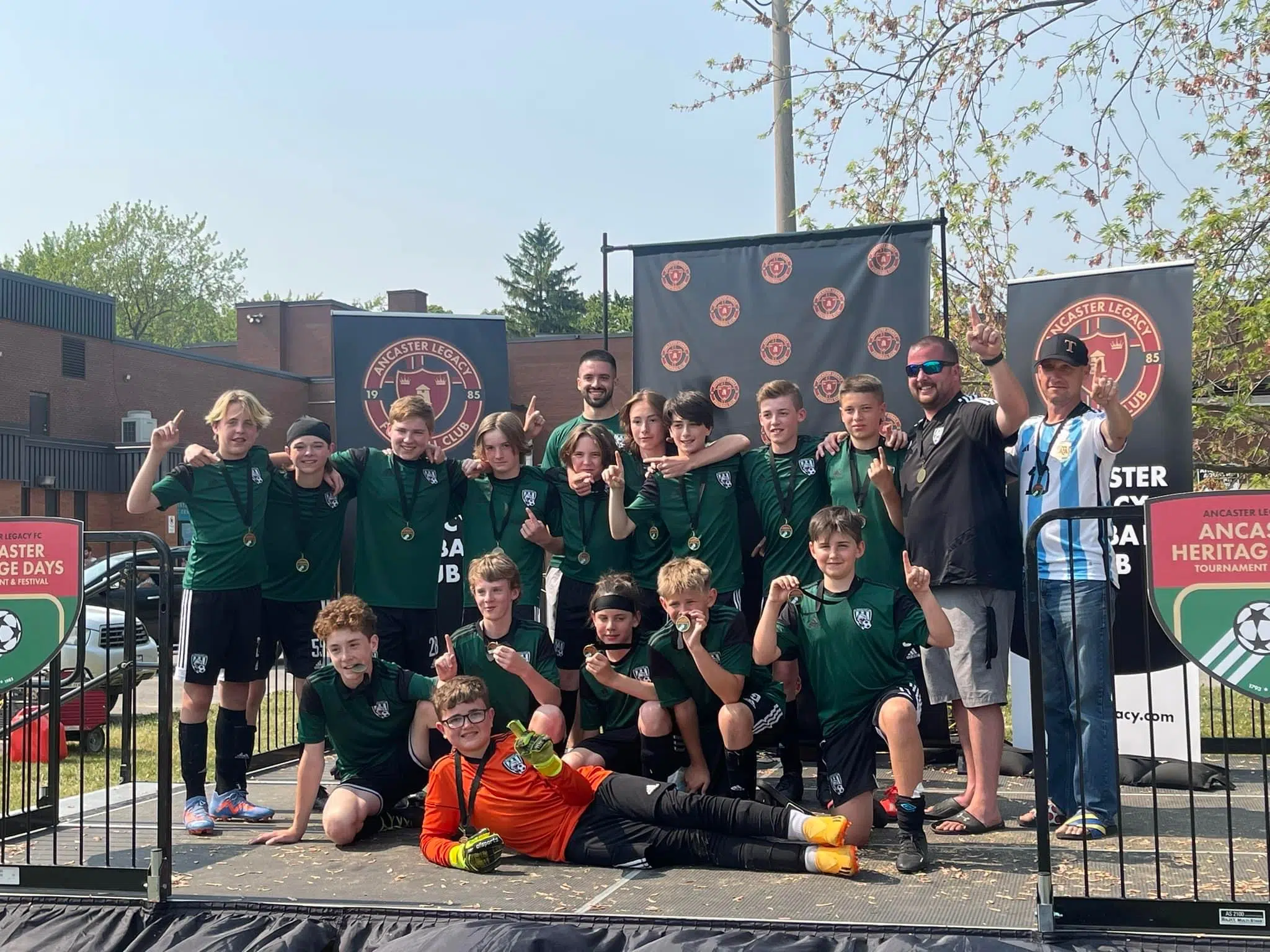 Quinte West U-13 Wolverines win in Ancaster