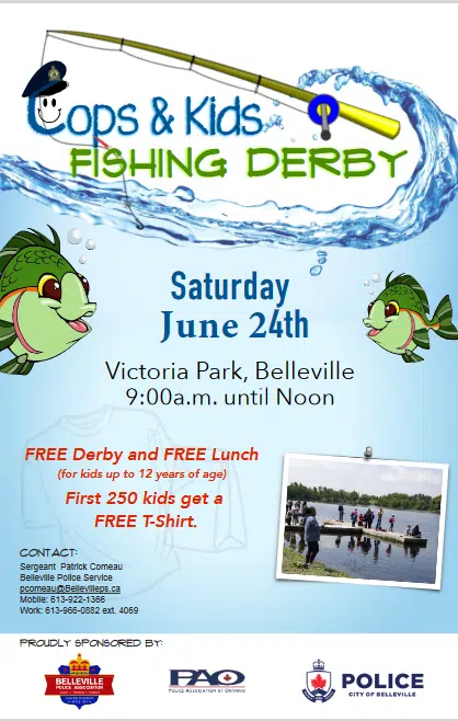 Cops & Kids Fishing Derby taking place June 24