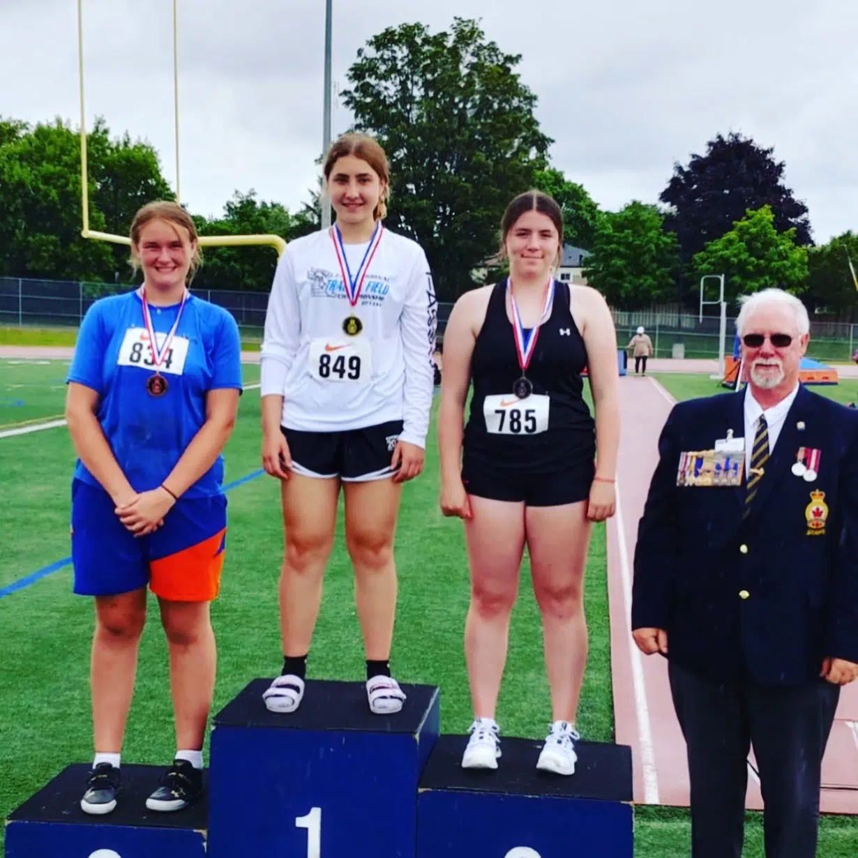 Quinte Lynx golden at Legion Track and Field meet