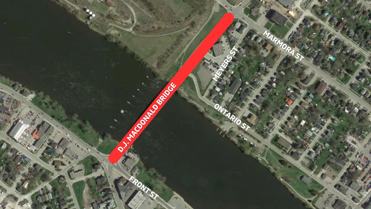 D.J. MacDonald Bridge closed for water main repairs on Friday